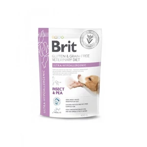 Brit GF Veterinary Diets Dog Ultra-hypoallergenic rovarfehérje&borsó 400g