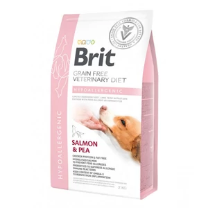 Brit GF Veterinary Diets Dog Hypoallergenic lazac&borsó 2kg