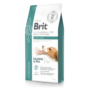 Brit GF Veterinary Diets Dog Sterilised lazac&borsó 12kg