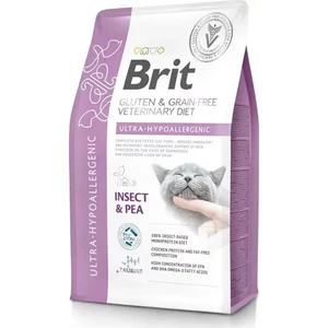 Brit GF Veterinary Diets Cat Ultra-hypoallergenic rovarfehérje&borsó 2kg