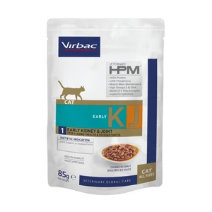 Virbac Kidney & Joint 1 Early Cat alutasakos 85g- vesekímélő és ízületeket támogató macskatáp