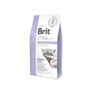 Brit GF Veterinary Diets Cat Gastrointestinal hering&borsó 5kg