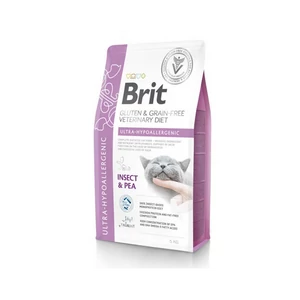 Brit GF Veterinary Diets Cat Ultra-hypoallergenic rovarfehérje&borsó 5kg