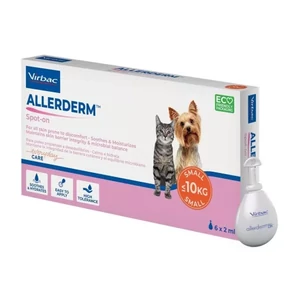 VIRBAC ALLERDERM SPOT-ON 10 KG ALATTI KUTYÁK ÉS MACSKÁK SZÁMÁRA