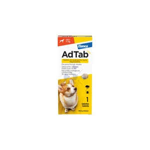AdTab rágótabletta közepes testű kutyáknak (>5,5-11 kg) 225mg