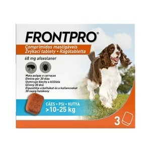 Frontpro 68 mg rágótabletta 10-25 kg 3X