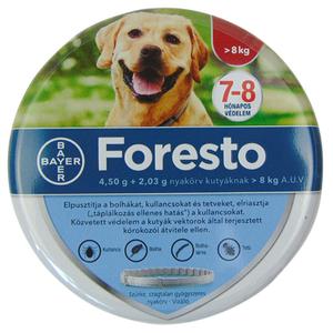 Foresto 4,50 g + 2,03 g nyakörv kutyáknak > 8 kg