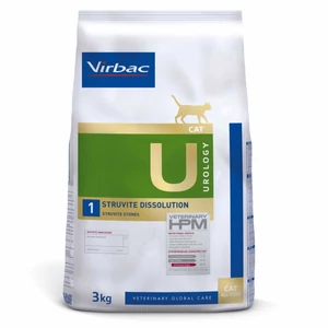 Virbac HPM Diet Cat Urology struvite dissolution U1 1,5kg