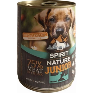 Spirit of Nature Dog Junior Bárányhússal & Nyúlhússal 415gr
