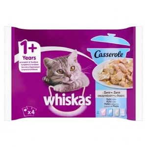 Whiskas Casserole Halas válogatás aszpikban 4x85g