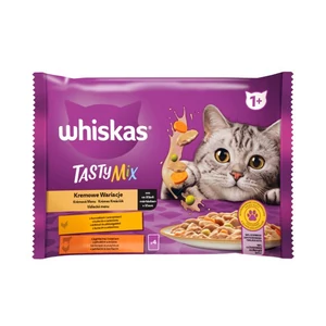 Whiskas Tasty mix krémes szószban 4*85g