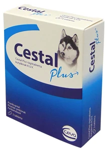Cestal plus féreghajtó kutya 2x