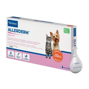 VIRBAC ALLERDERM SPOT-ON 10 KG ALATTI KUTYÁK ÉS MACSKÁK SZÁMÁRA