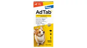AdTab rágótabletta közepes testű kutyáknak (>5,5-11 kg) 225mg