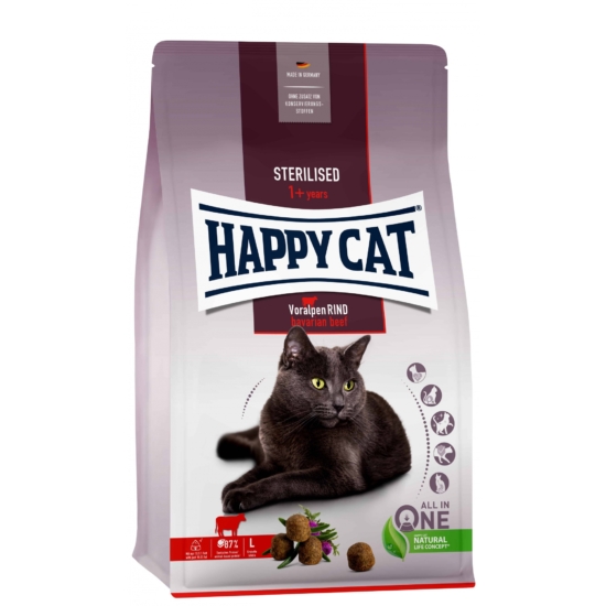 Happy Cat Sterilised Marhávval 10kg