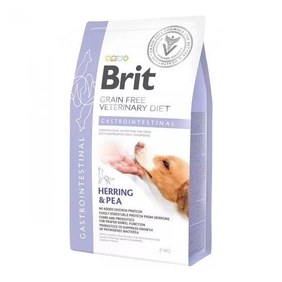 Brit GF Veterinary Diets Dog Gastrointestinal hering&borsó 2kg