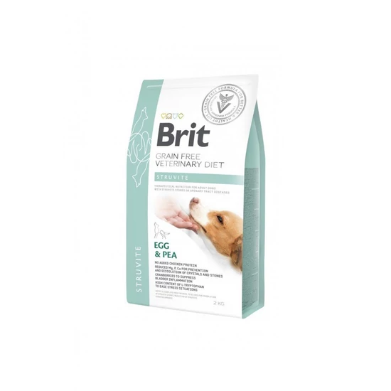 Brit GF Veterinary Diets Dog Struvite tojás&borsó 2kg