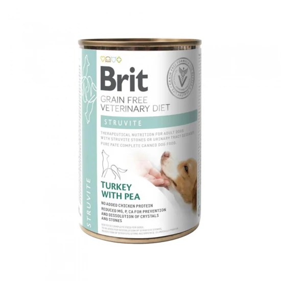 Brit GF Veterinary Diets Struvite pulyka&borsó 400g