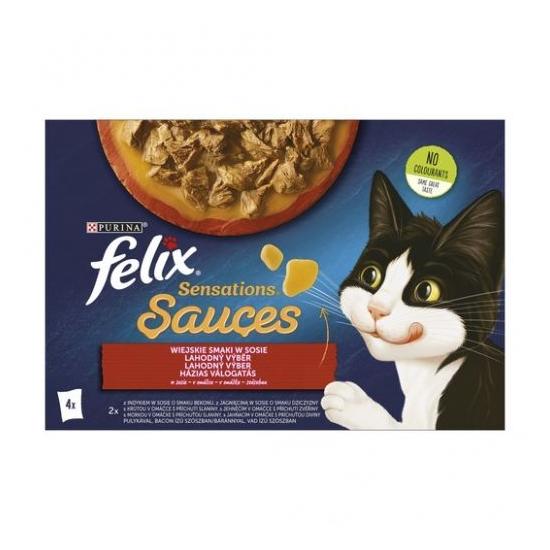 Felix Sensations Sauces házias válogatás szószban 4x85g