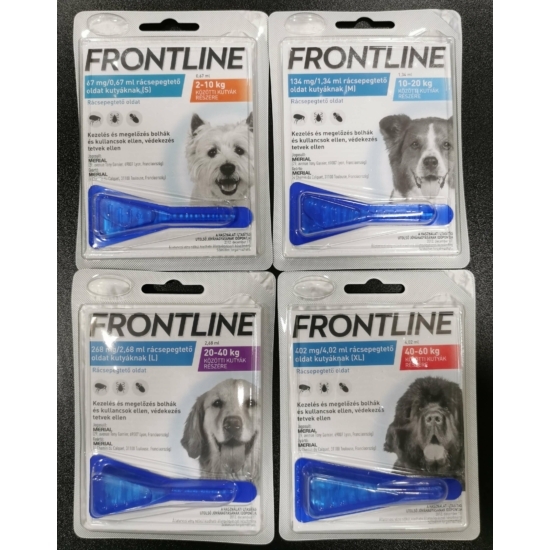 Frontline bolhaírtó spot-on kutya 2-10kg