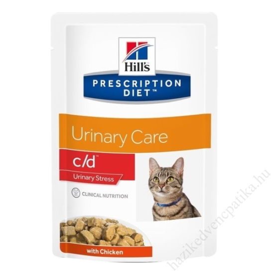 Hill's PD Feline Urinary Care c/d  Urinary Stress csirkével 85g