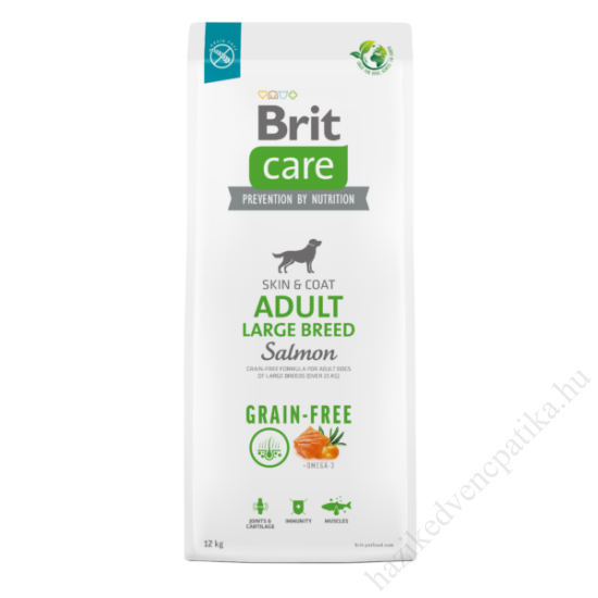 Brit Care Grain Free Adult Large Breed Salmon 12kg