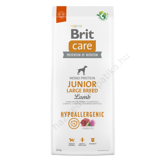 Brit Care Hypoallergenic  Large Junior Lamb 12kg