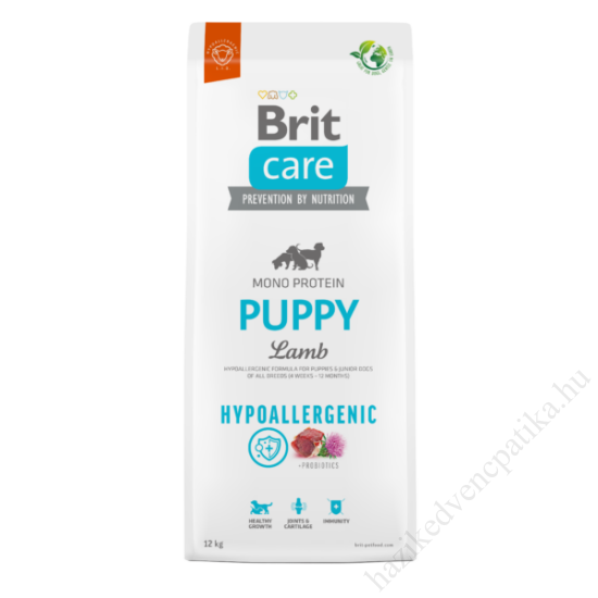 Brit Care Hypoallergenic Medium Puppy Lamb 12kg
