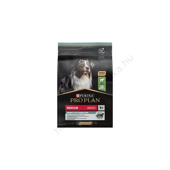 PRO PLAN Medium Adult SENSITIVE DIGESTION bárányban gazdag száraz kutyaeledel 3kg