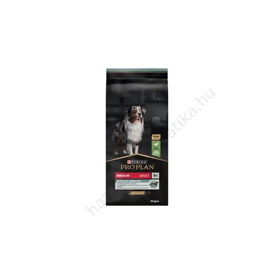 PRO PLAN Medium Adult OPTIDIGEST bárányban gazdag száraz kutyaeledel 14kg