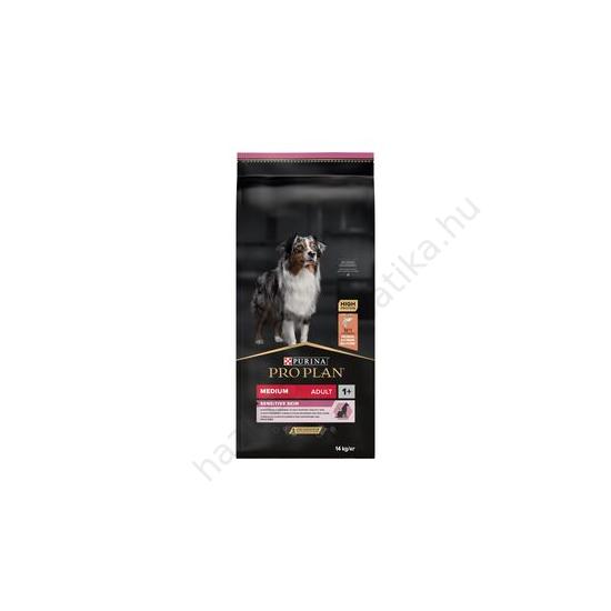 PRO PLAN Medium Adult OPTIDERMA lazacban gazdag száraz kutyaeledel 14kg