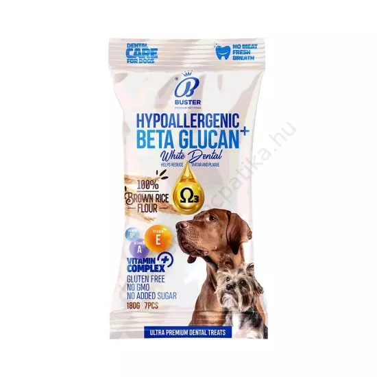 White Dental állatorvosi rágórúd kutyáknak beta-glucan 180g