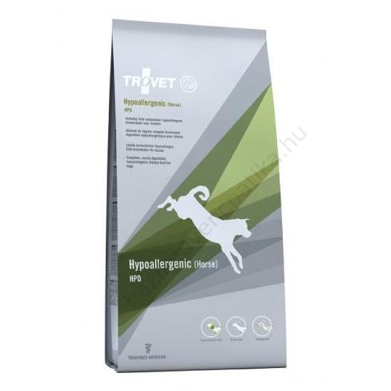 Trovet kutyatáp száraz hypoallergenic HPD lóhússal 3 kg