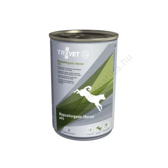 Trovet kutyatáp nedves hypoallergenic HPD lóhússal konzerv 400g