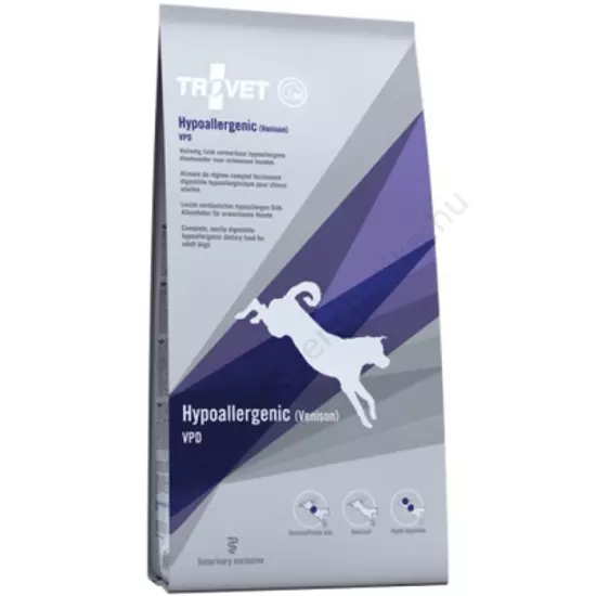 Trovet kutyatáp száraz hypoallergenic VPD vadhússal 3 kg