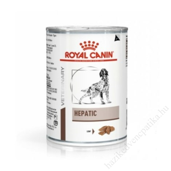 Royal Canin kutyatáp nedves VD Canine Hepatic konzerv 420 g