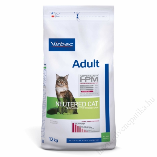 Virbac HPM Preventive Adult Neutered Cat 12kg 