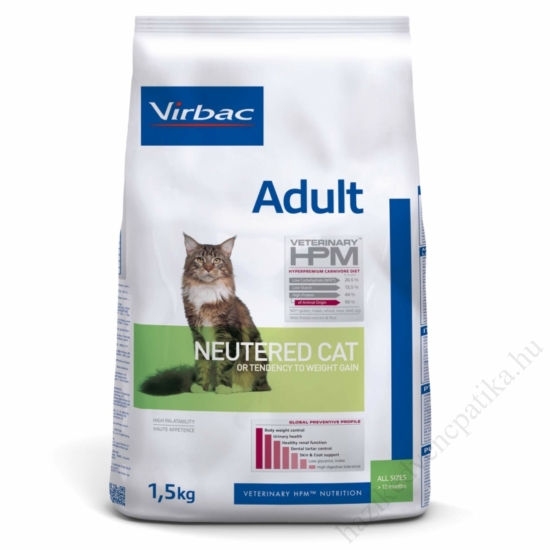 Virbac HPM Preventive Adult Neutered Cat 400g