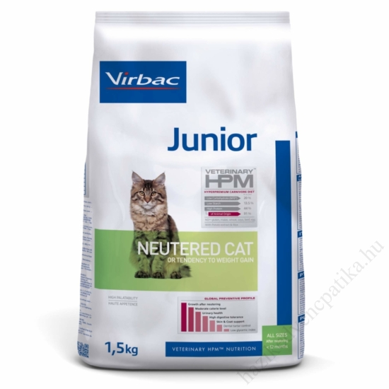 Virbac HPM Preventive Junior Neutered Cat 400g