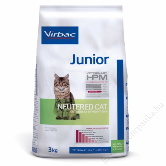 Virbac HPM Preventive Cat Junior Neutered  3kg