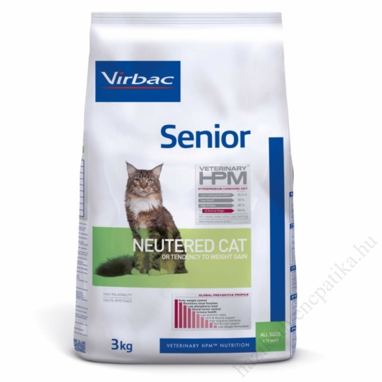 Virbac HPM Senior Neutered Cat 3kg