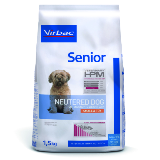 Virbac HPM Preventive Dog Senior Neutered Small&Toy 1,5 kg