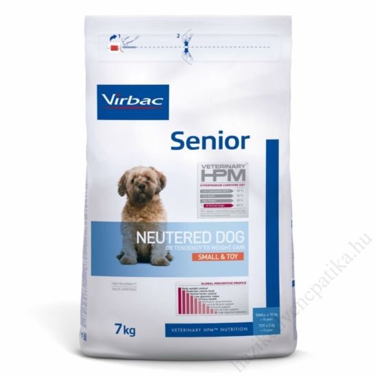 Virbac HPM Preventive Dog Senior Neutered Small&Toy 7 kg