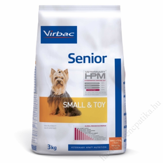 Virbac HPM Preventive Senior Small&Toy 3 kg