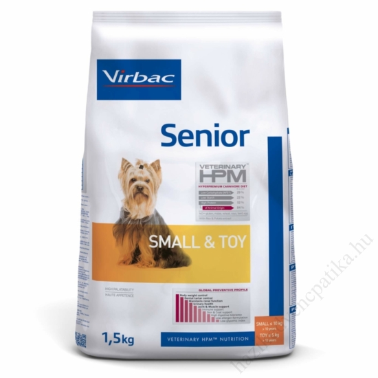  Virbac HPM Preventive Senior Small&Toy 1,5 kg