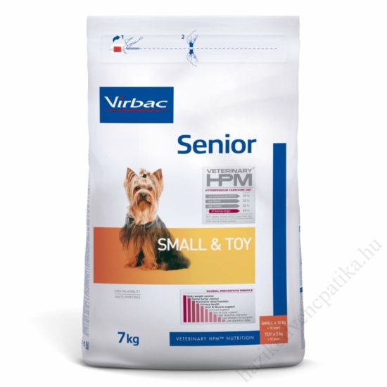 Virbac HPM Preventive Dog Senior Small&Toy 7 kg