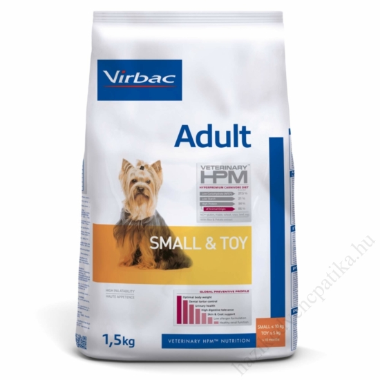 Virbac HPM Preventive Adult Small&Toy 1,5 kg