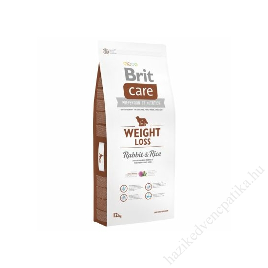Brit Care Weight Loss Adult Rabbit&Rice 12kg/zsák