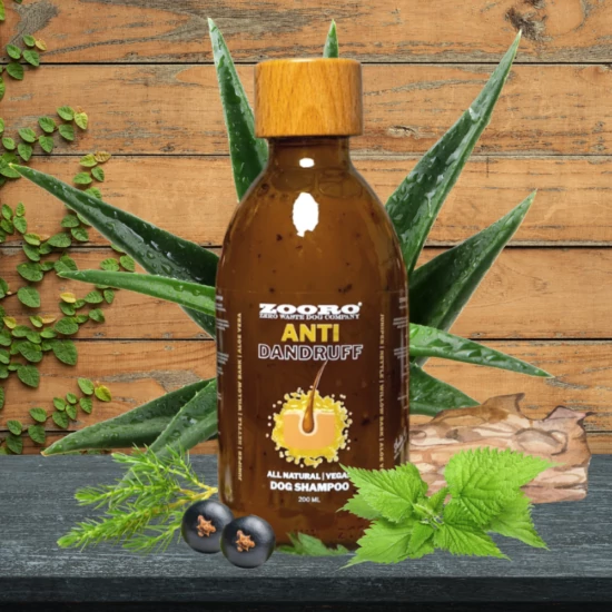 Zooro Anti Dandruff vegán biosampon korpás bőrre kutyáknak 200ml