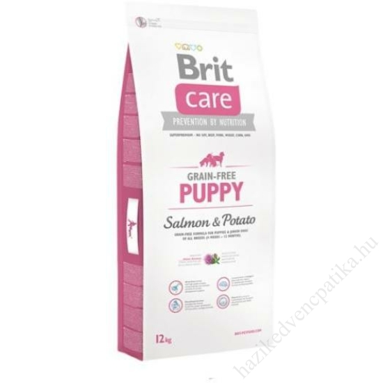 Brit Care Grain Free Puppy Salmon&Potato 12kg/zsák